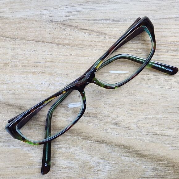 ?Genevieve Boutique Brown & Teal Attempt Eyeglasses w/Hardshell Case main image 8